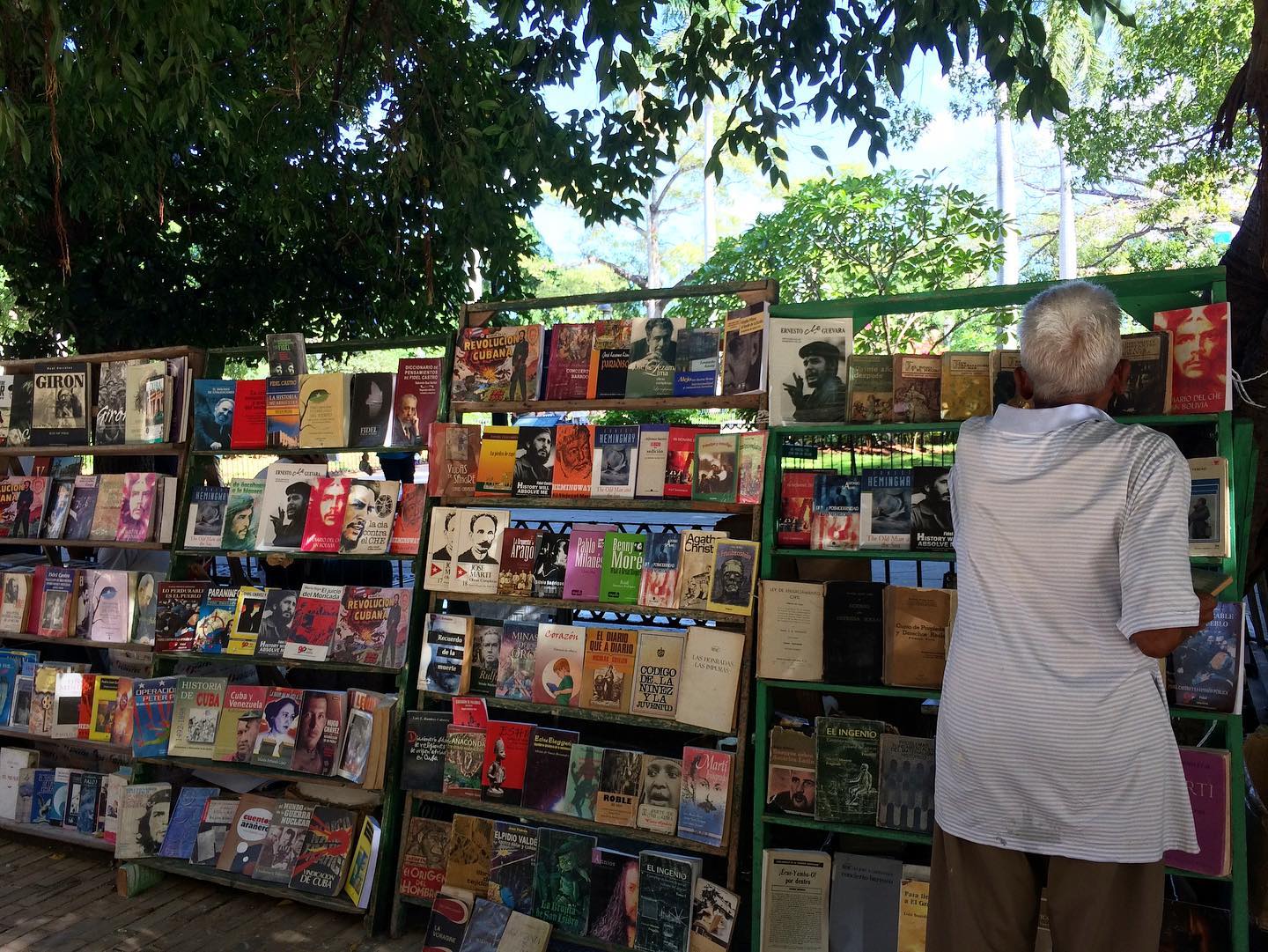 A bookstand in Havana